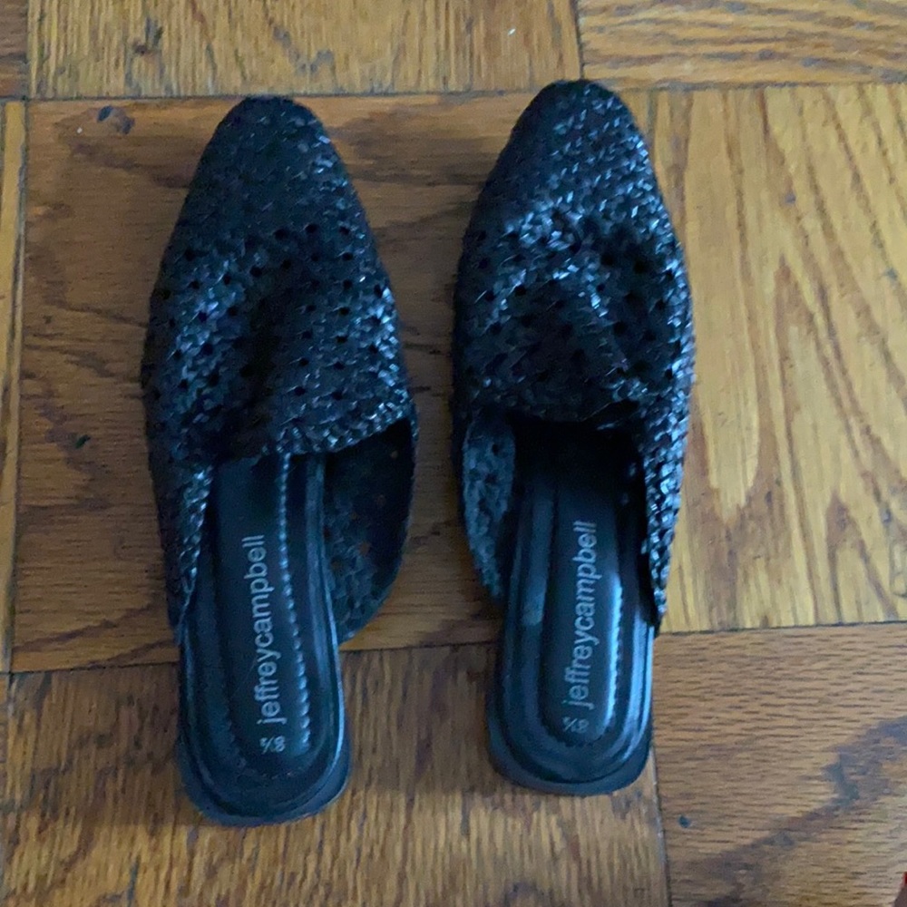 Barely used Jeffrey Campbell leather sandals